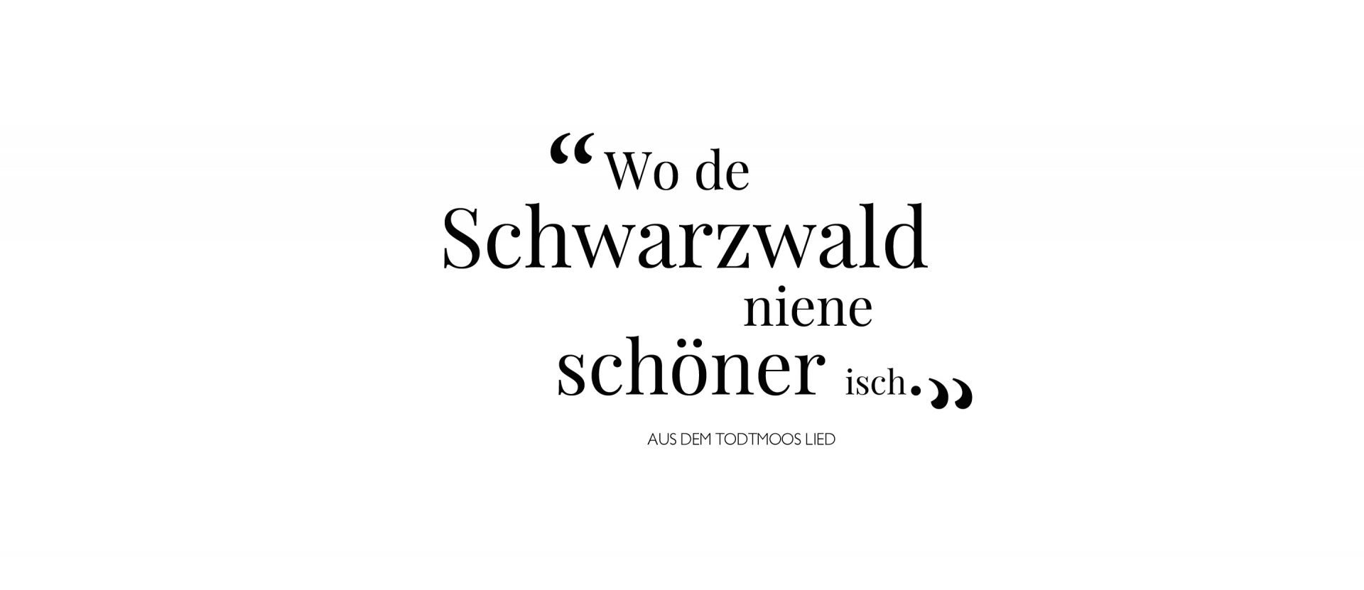 Todtmoos Lied Wo de Schwarzwald niene schöner isch - aus dem Todtmoos Lied